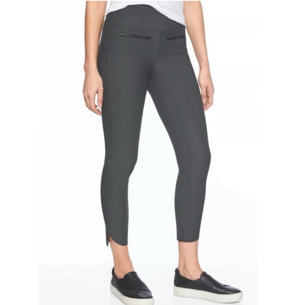 Athleta Stellar Crop Pants in Charcoal Grey Women’s Size XS